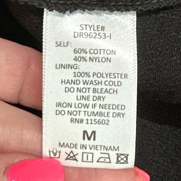 NWT | Lush | Wrap Midi Dress | Black | Various Sizes - Picture 8 of 8